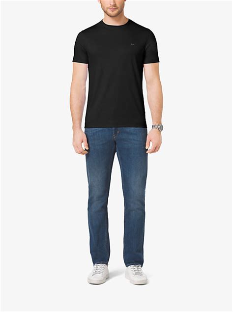 michael kors mens cotton crewneck t-shirt|Men's T.